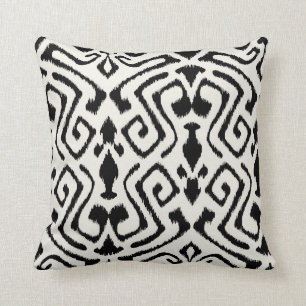 Almofada Travesseiro decorativo moderno preto e branco