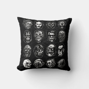 Almofada Travesseiro decorativo Monster Máscaras - Retro Ho