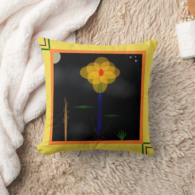 Almofada travesseiro decorativo "Moonflower, Moonflower" 16 (Cobertor)