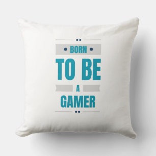 Almofada Travesseiro Decorativo Nascido para Ser um Gamer