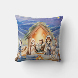 Almofada Travesseiro decorativo Natal Natividade