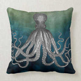 Almofada travesseiro decorativo "Náutico/Octopus"