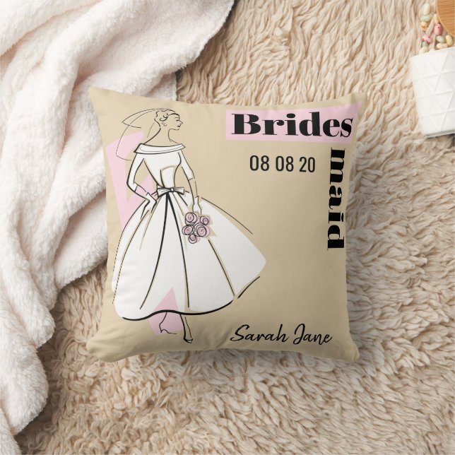 Almofada Travesseiro decorativo Neutral de Bridesmaid da No (Cobertor)