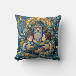 Almofada travesseiro decorativo "Noite Fria, Braços Fortes"