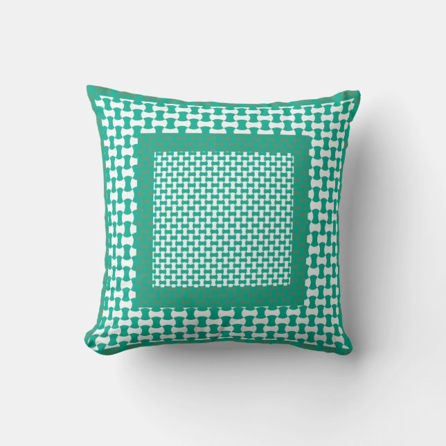 Almofada Travesseiro decorativo ou Cushion Emerald Green Ge (Frente)