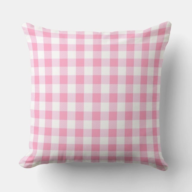 Almofada Travesseiro decorativo Padrão Clássico Gingham (Frente)