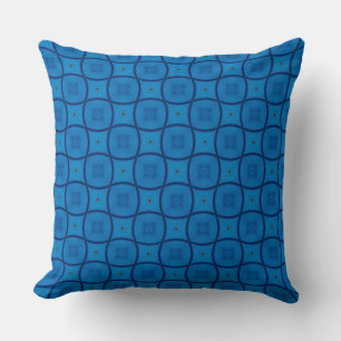 Almofada Travesseiro decorativo Padrão Design das Linhas Az
