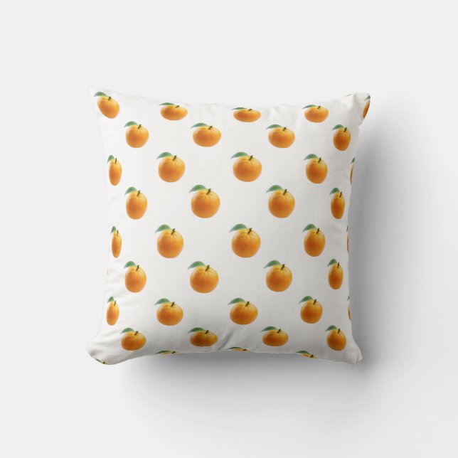 Almofada Travesseiro decorativo Padrão Laranja (Frente)
