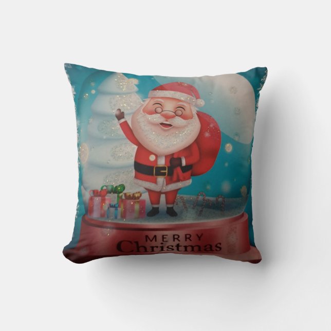Almofada Travesseiro Decorativo  Papai Noel  (Frente)