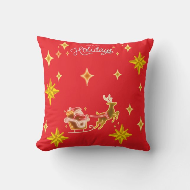Almofada Travesseiro Decorativo Papai Noel (Frente)