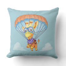 Travesseiro decorativo Parachute Giraffe
