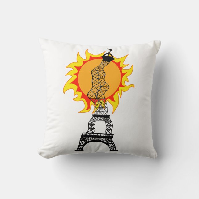 Almofada Travesseiro decorativo Paris Heat Wave 2022 (Frente)