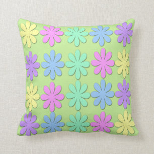 Almofada Travesseiro decorativo Pastel do teste padrão da
