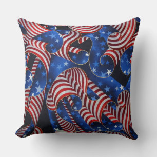 Almofada Travesseiro decorativo patriótico das ondas da