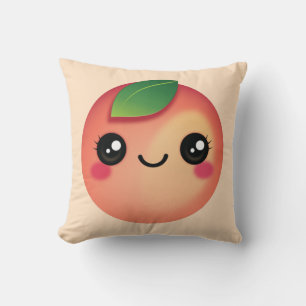 Almofada Travesseiro decorativo Peach Kawaii