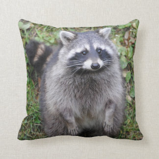 Almofada Travesseiro decorativo peludo adorável do guaxinim