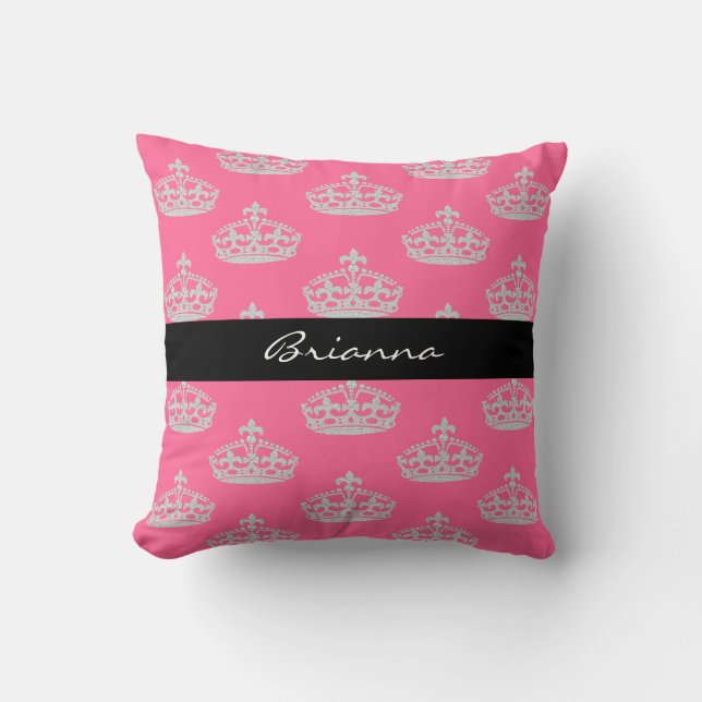 Almofada Travesseiro decorativo personalizado da princesa (Frente)