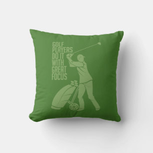 Almofada Travesseiro decorativo personalizado GOLF PLAYER