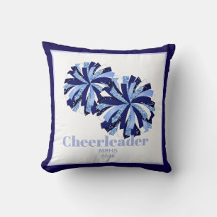 Almofada Travesseiro decorativo Personalizado Poms Cheias