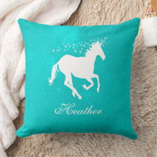 Almofada Travesseiro decorativo Personalizado Turquesa Unic