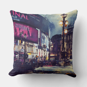 Almofada Travesseiro decorativo Piccadilly Circus