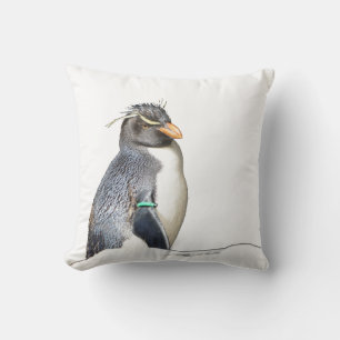 Almofada Travesseiro Decorativo Pinguim-de-crista