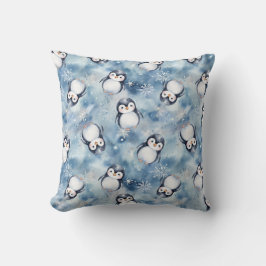 Almofada Travesseiro decorativo Pinguim Inverno Decor