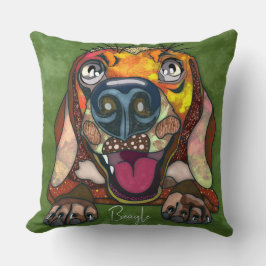 Almofada Travesseiro decorativo pintado à mão