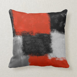 Almofada Travesseiro decorativo pintado abstrato geométrico
