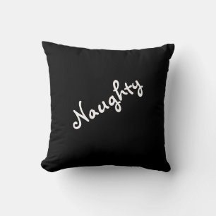 Almofada Travesseiro decorativo preto/branco de mau humor o