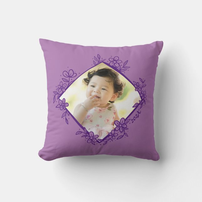 Almofada Travesseiro decorativo Preto e Branco de Cotação F (Frente)