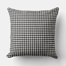 Travesseiro decorativo preto e branco Elegante Hou