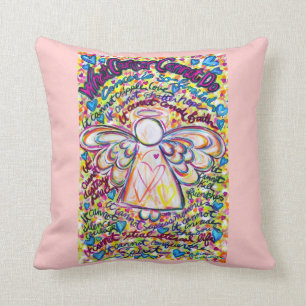 Almofada Travesseiro decorativo primavera Cancer Angel Deco