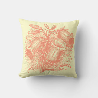 Almofada Travesseiro decorativo Quadrado Floral Botânico Re