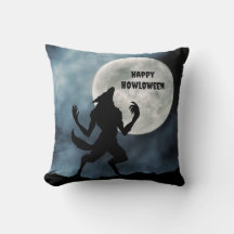Travesseiro decorativo Quadrado, Howling Werewolf
