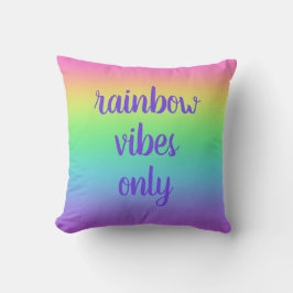 Almofada Travesseiro decorativo Rainbow Vibs Apenas