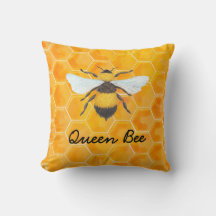 Travesseiro decorativo Rainha Bee