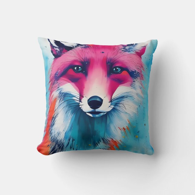 Almofada Travesseiro decorativo Red Fox (Frente)