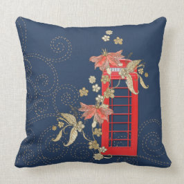 Almofada Travesseiro decorativo Red Phone Box