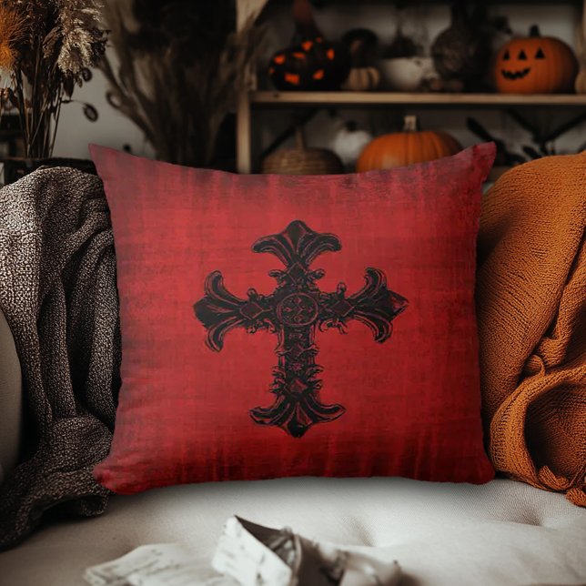 Almofada Travesseiro decorativo Red Velvet Look (Criador carregado)