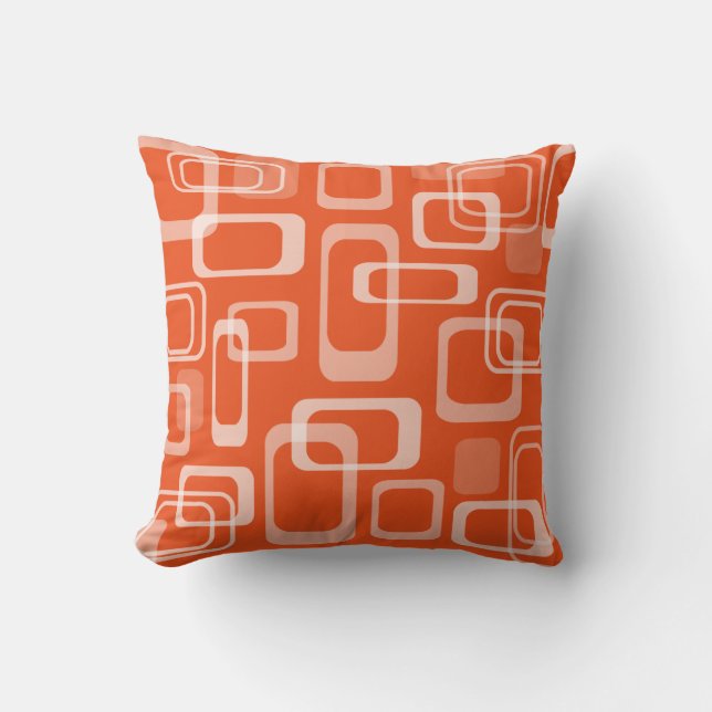 Almofada Travesseiro decorativo retro da laranja da (Frente)