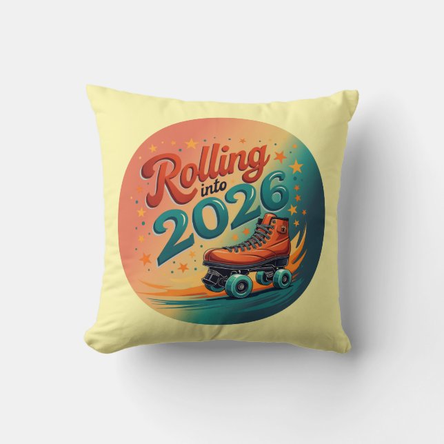 Almofada Travesseiro Decorativo Retro para 2026 (Frente)