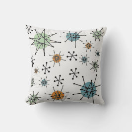 Almofada Travesseiro decorativo Retro Starburst