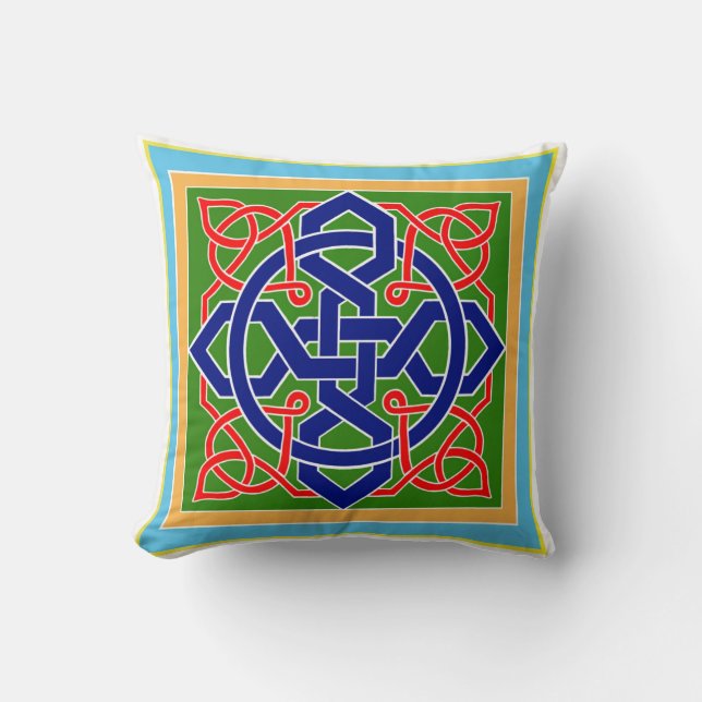 Almofada Travesseiro decorativo Reversível Celta Galway (Frente)