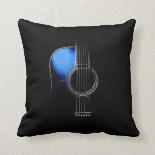 Almofada Travesseiro decorativo reversível da guitarra