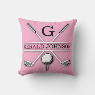 Almofada Travesseiro decorativo Rosa Design de Golfe Minima
