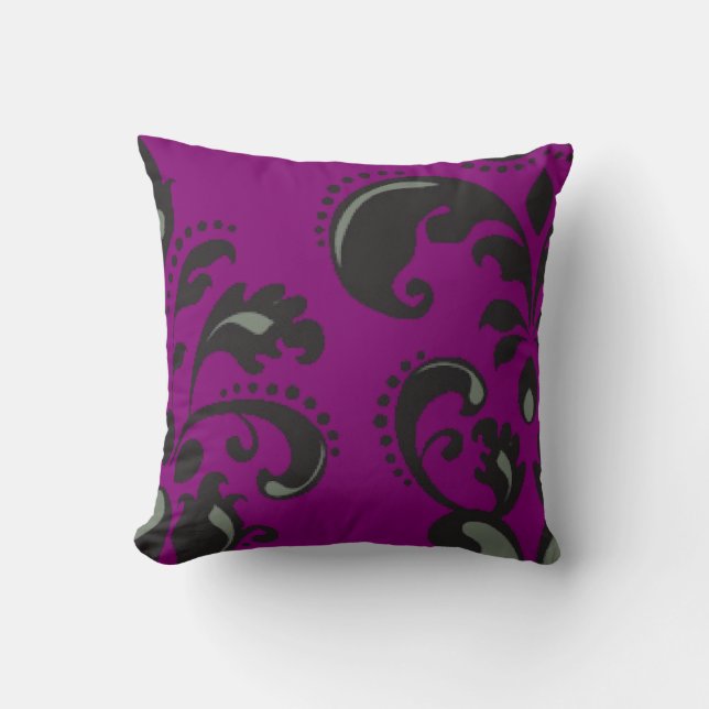 Almofada Travesseiro decorativo roxo (Frente)