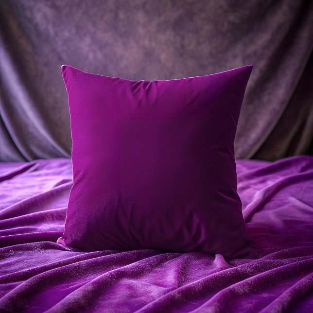 Almofada Travesseiro decorativo roxo (Purple Throw Pillow)