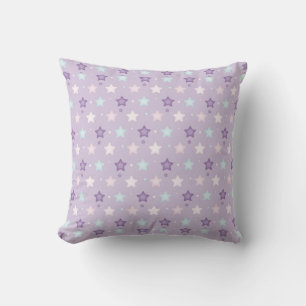 Almofada Travesseiro decorativo Roxo Multicolor Star