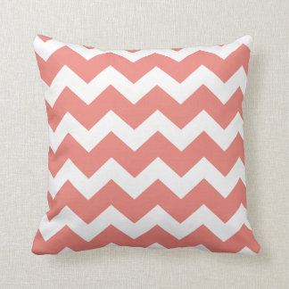 Almofada Travesseiro decorativo Salmon Chevron